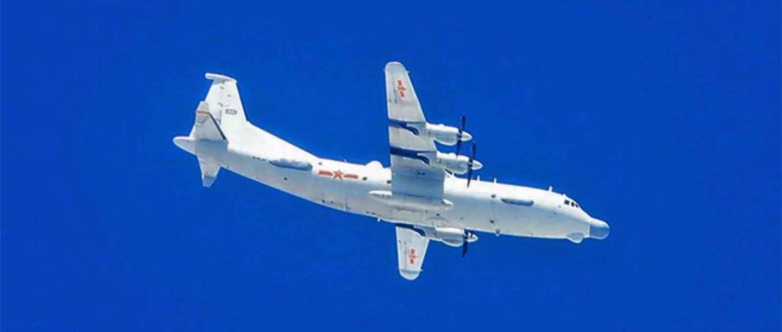 Um avião de reconhecimento tático do PLA entrou na zona de identificação de defesa aérea da ilha na segunda-feira (Foto: SCMP).