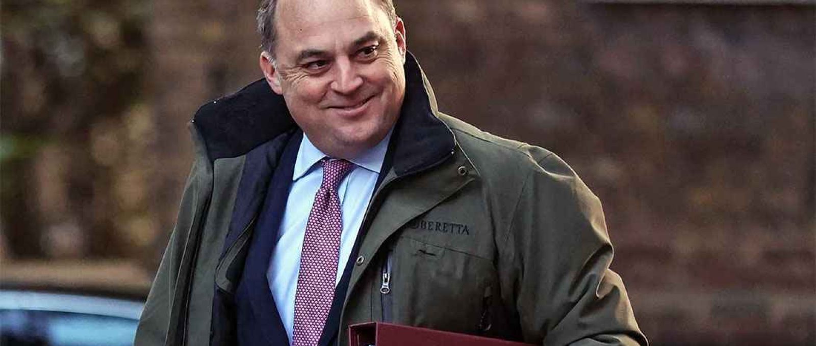 O secretário de Defesa do Reino Unido, Ben Wallace, fez uma viagem secreta aos EUA na semana passada em meio a temores de uma grande ofensiva russa na Ucrânia (Isabel Infantes/AFP).