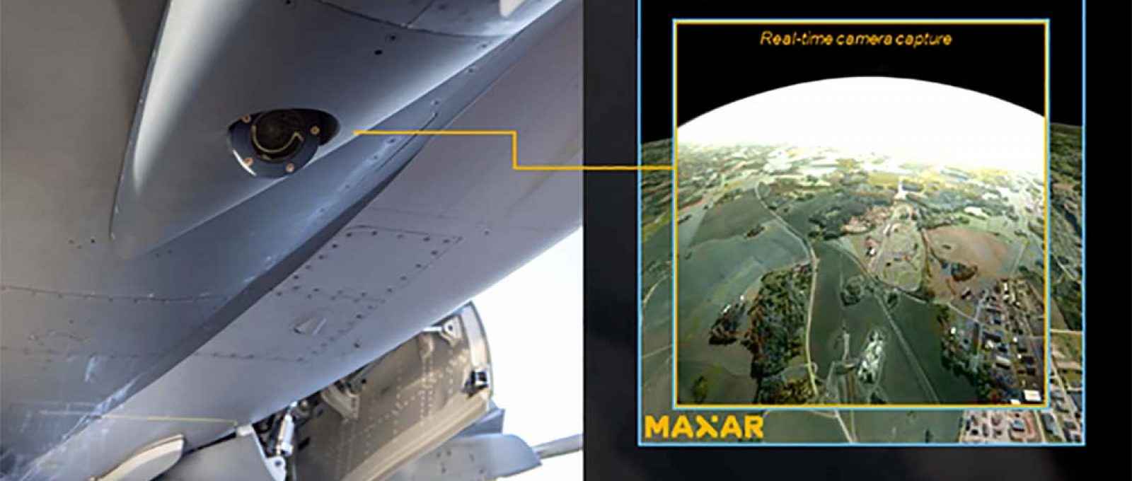 A Maxar, usando dados de satélite, produz modelos detalhados de superfície 3D com alta precisão (Imagem: Saab/Maxar).