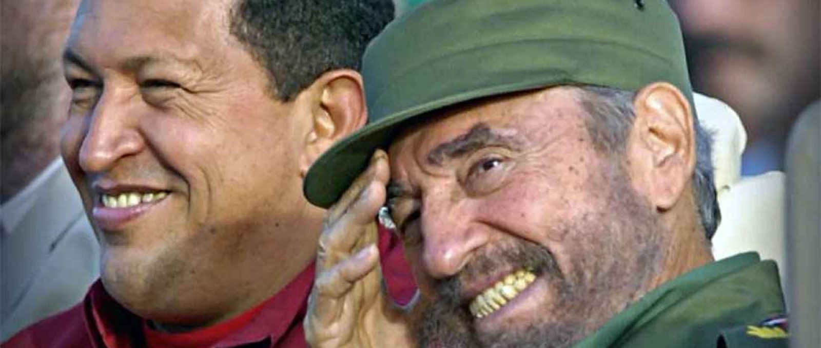Hugo Chávez e Fidel Castro em 2006 (Rick Eglinton/Toronto Star/ZUMA).
