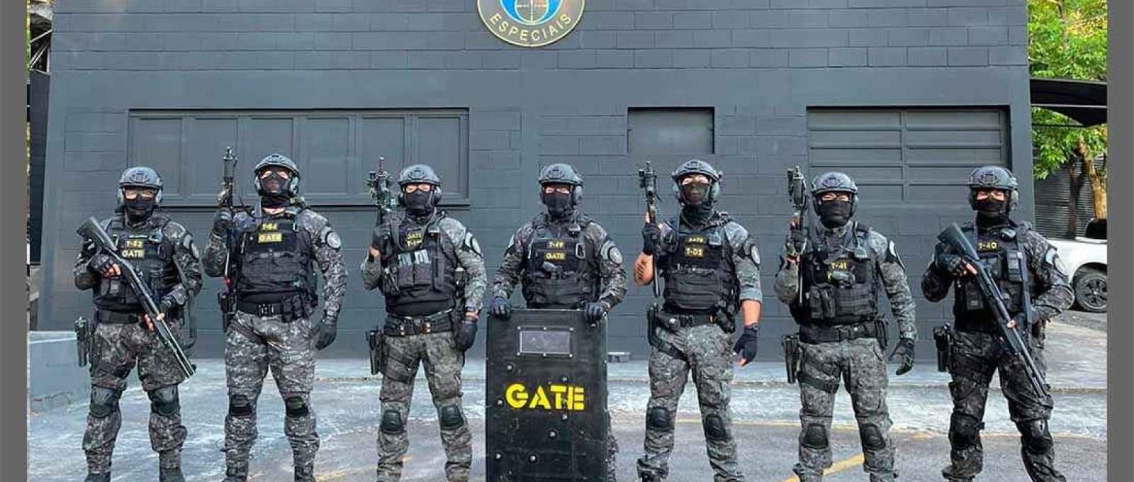 Equipe do GATE, Grupo de Ações Táticas Especiais da Polícia Militar do Estado de São Paulo (Cortesia do coronel Valmor Racorti).