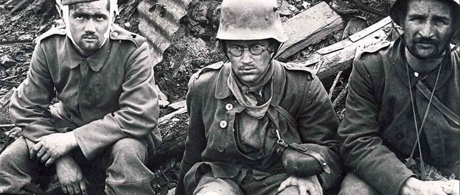 Soldados da Primeira Guerra Mundial em Flandres, Bélgica (Museu de Guerra Imperial/Flickr).