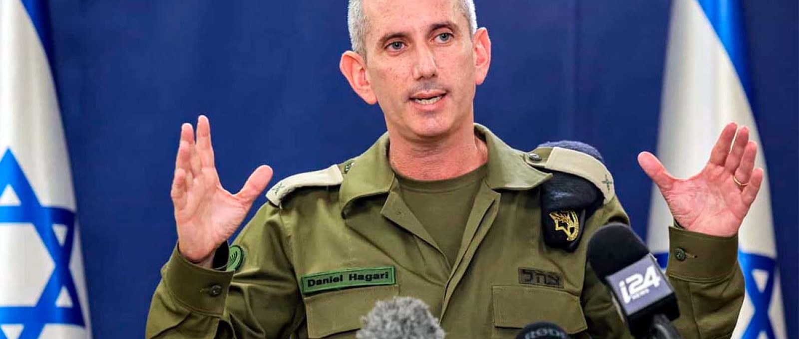Porta-voz das Forças de Defesa de Israel (IDF), Daniel Hagari (Gil Cohen-Magen/AFP).