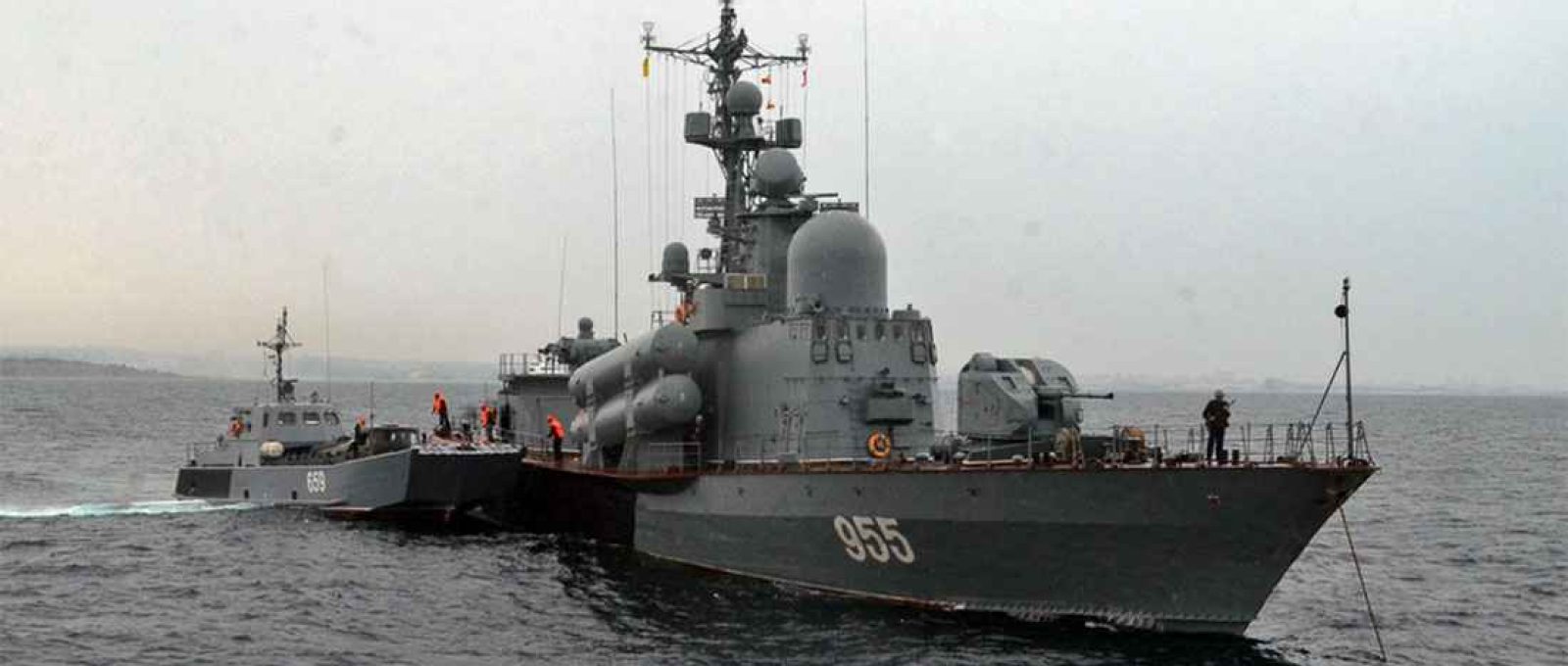 Embarcação lança-mísseis Projeto 1241 da Frota do Mar Negro da Rússia, 16 de julho de 2019 (Ministério da Defesa da Rússia).