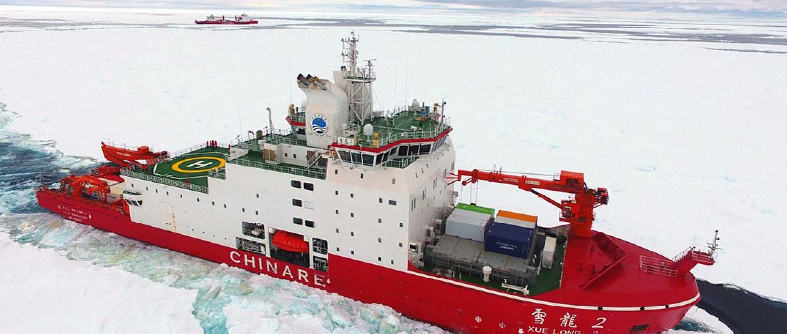 O navio quebra-gelo chinês Snow Dragon-2 (Xinhua).