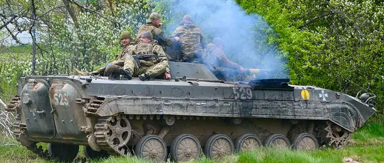 Soldados da infantaria mecanizada ucraniana, abril de 2023 (Jack Watling via RUSI).