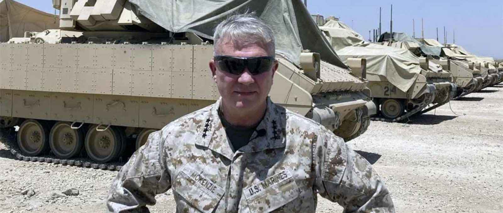 General Frank McKenzie, dos US Marines, principal comandante dos EUA para o Oriente Médio (Foto: AP).