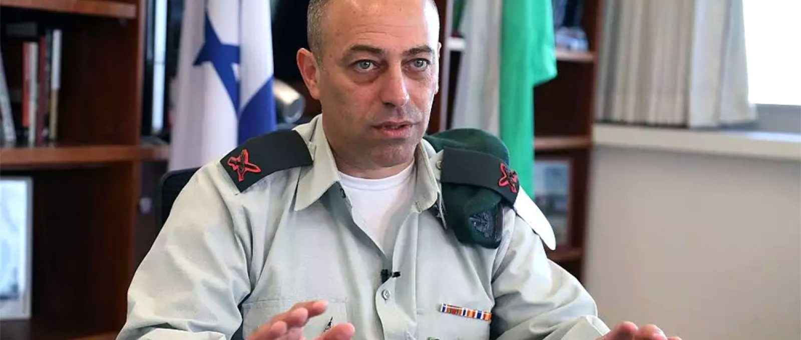 Brigadeiro-general Dror Shalom, em imagem de quando era chefe da Divisão de Pesquisa de Inteligência Militar do IDF (Gideon Markowicz/Israel Hayom).