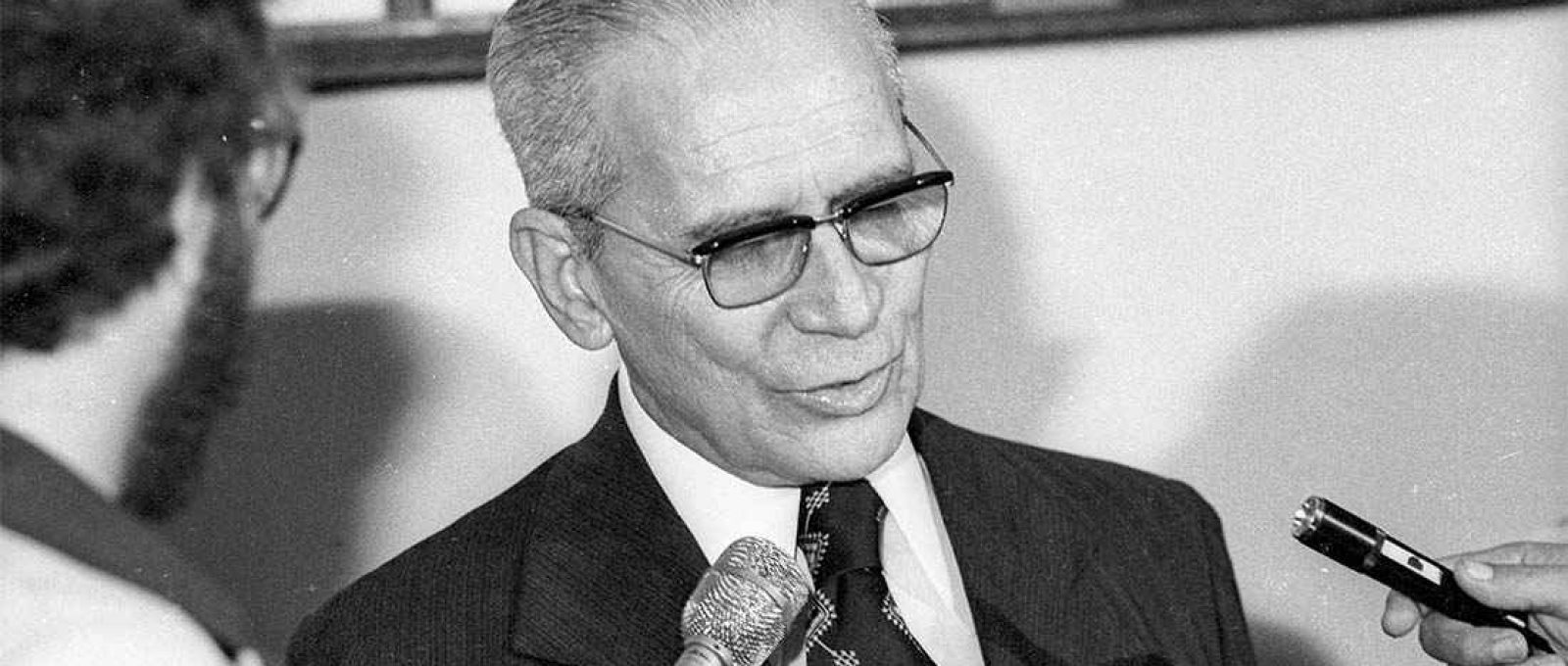 Golbery do Couto e Silva em 1977 (Aníbal Philot/O Globo).