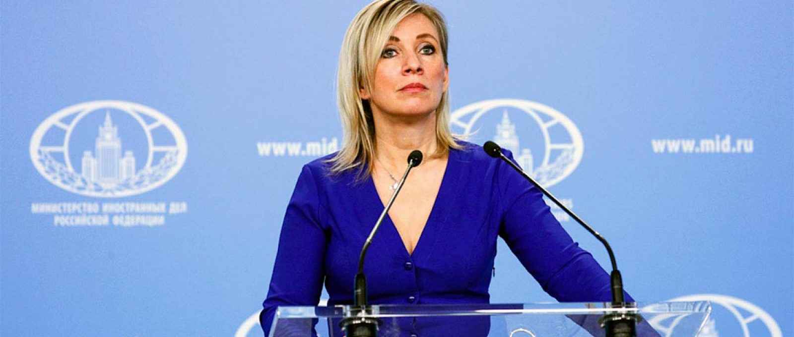 Porta-voz do Ministério das Relações Exteriores da Rússia, Maria Zakharova (Foto: Ministério das Relações Exteriores da Rússia/Tass).