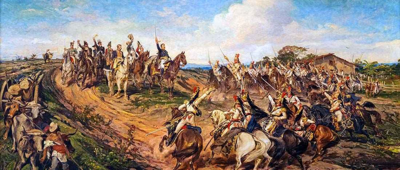 “Independência ou Morte”, obra de Pedro Américo exposta no Museu do Ipiranga, em São Paulo.