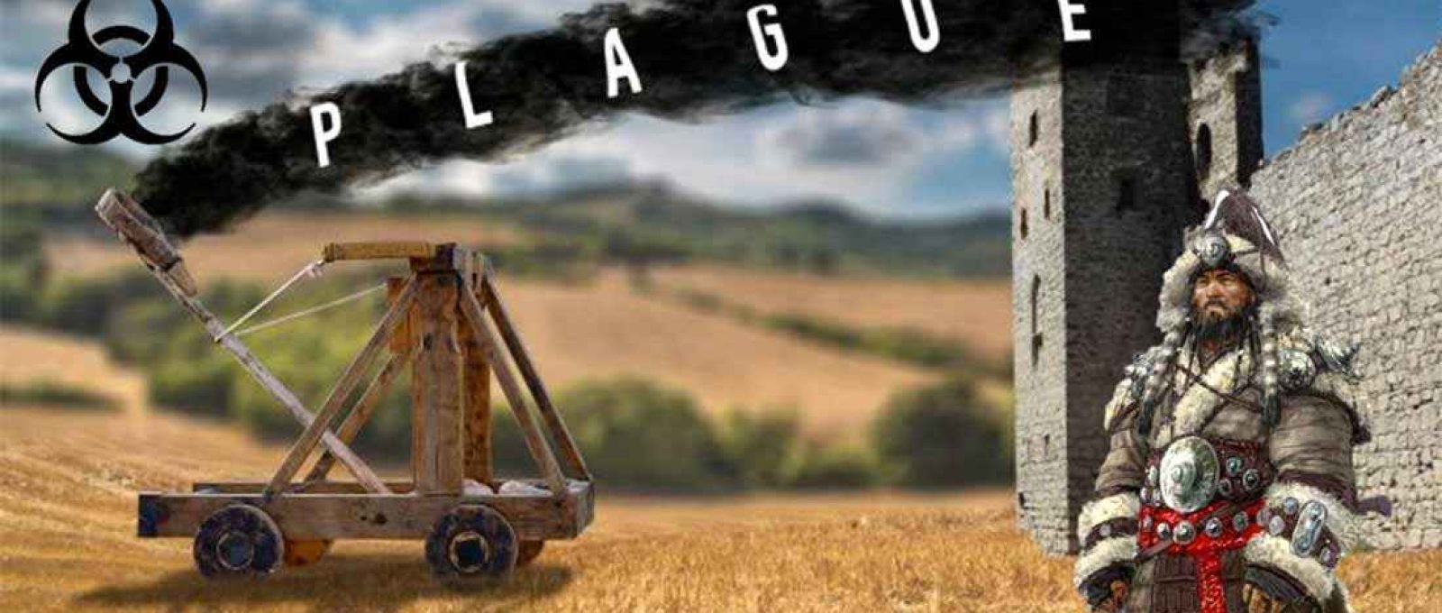 Jani Beg e o cerco a Caffa em 1345 (Ilustração produzida pelo autor).