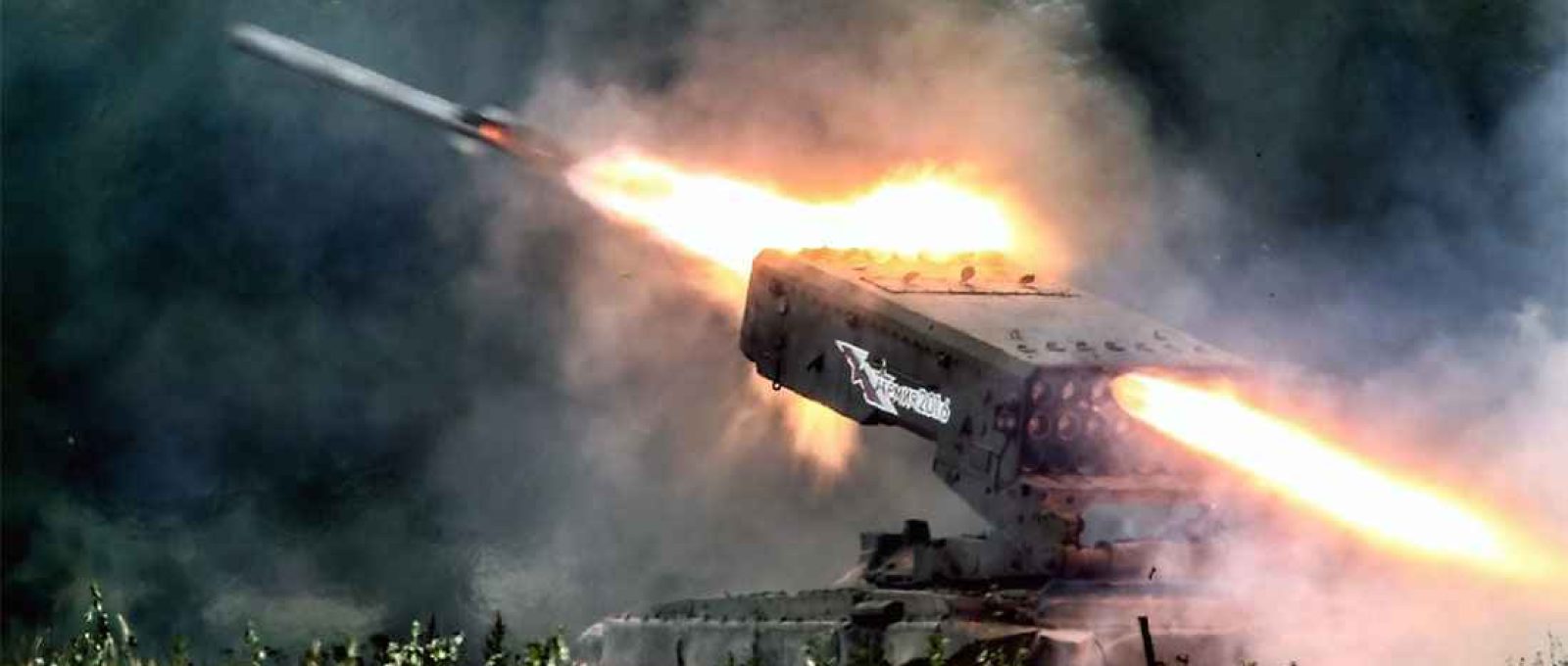 MLRS militar russo (Creative Commons).