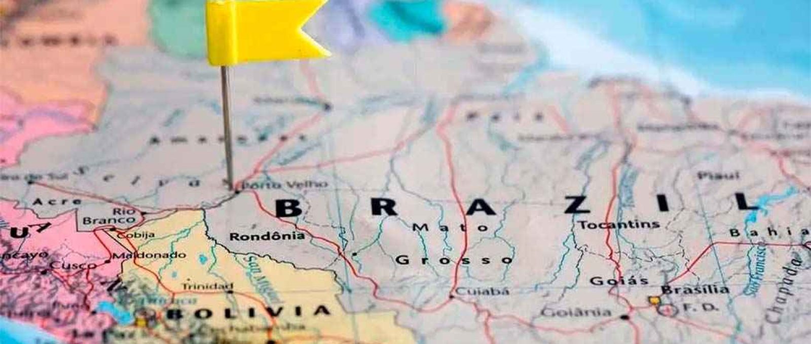 Imagem ilustrativa do mapa do Brasil (Lara Jameson/Pexels/Creative Commons).