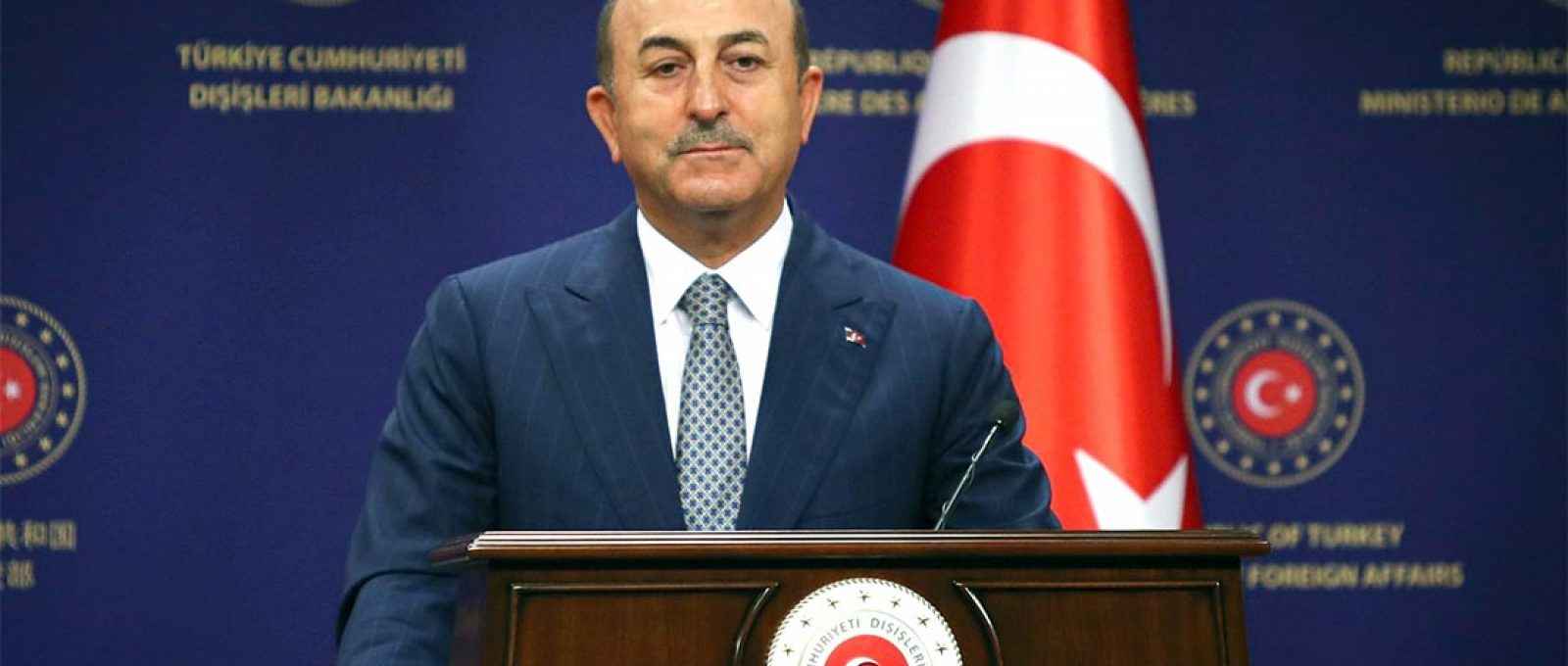 O Ministro das Relações Exteriores da Turquia, Mevlüt Çavuşoğlu (Foto: AA/Daily Sabah).