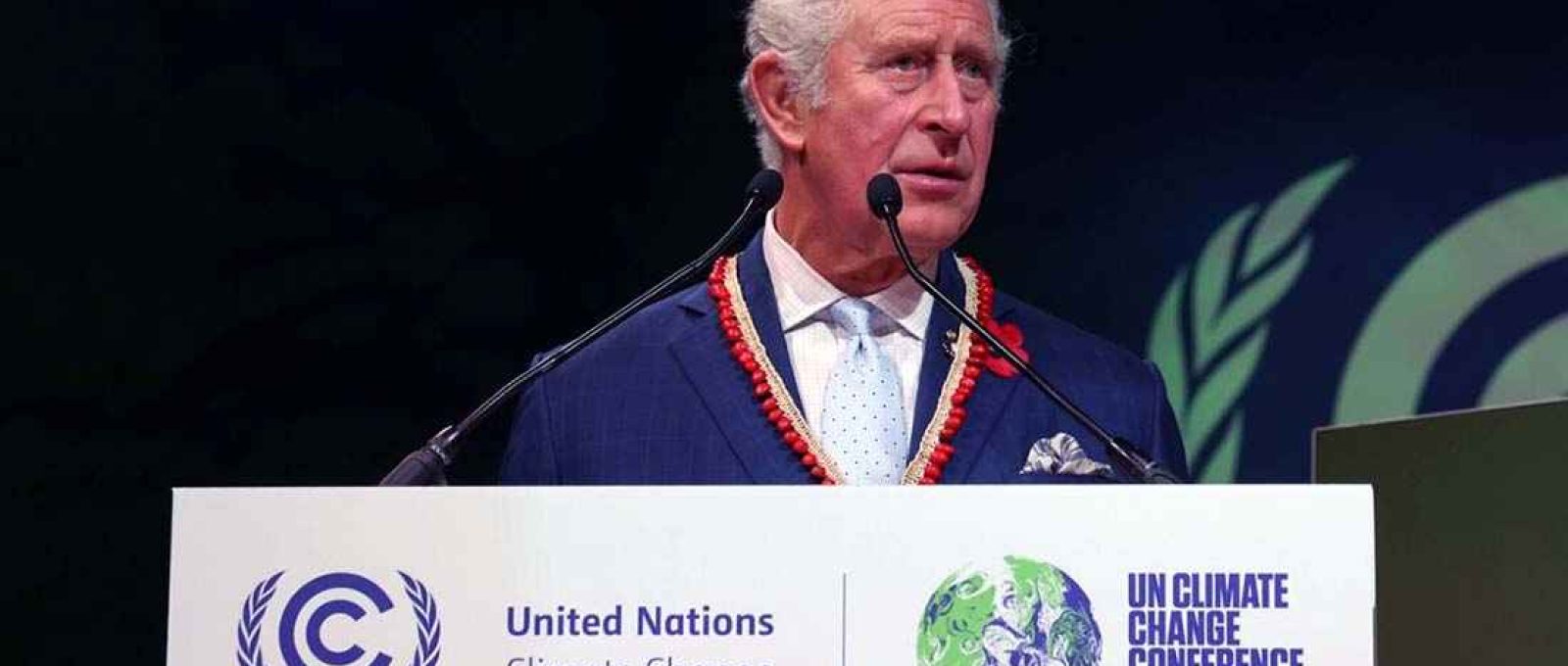 Príncipe Charles discursa na COP26 (@ClarenceHouse/Twitter).