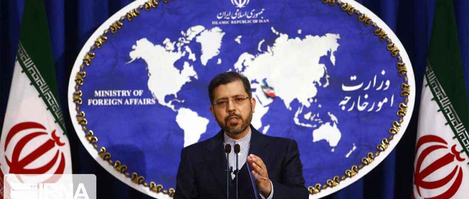 O porta-voz do Ministério das Relações Exteriores do Irã, Saeed Khatibzadeh (Foto: IRNA).