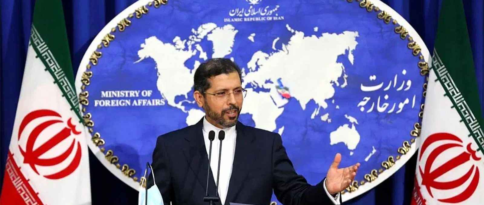 O porta-voz do Ministério das Relações Exteriores iraniano, Saeed Khatibzadeh (Foto: Anadolu).