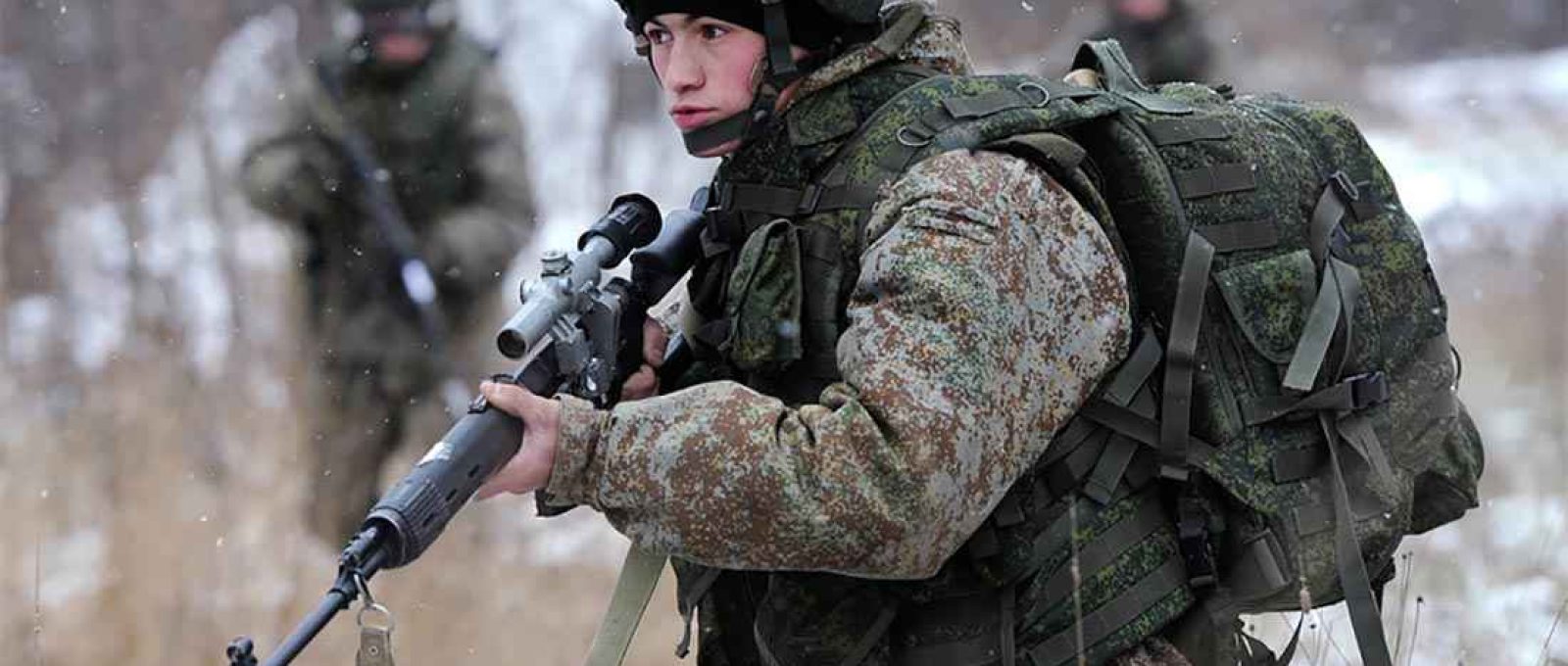Soldado de unidade aerotransportada da Rússia (Foto: Alexey Filippov/Sputnik).
