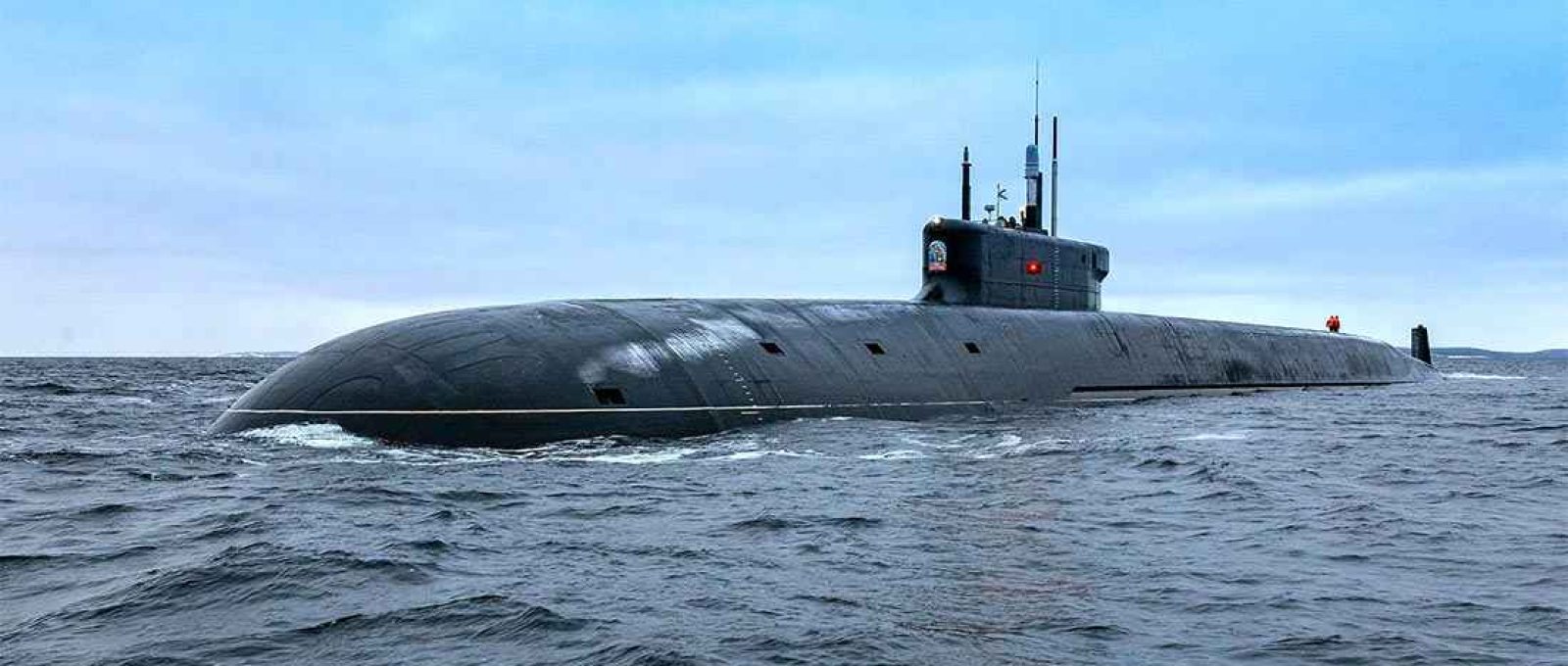 K-549 Knyaz Vladimir, o primeiro submarino de mísseis balísticos (SSBN) classe Borei-A (Projeto 955A) da Marinha da Rússia (Foto: Ministério da Defesa russo).