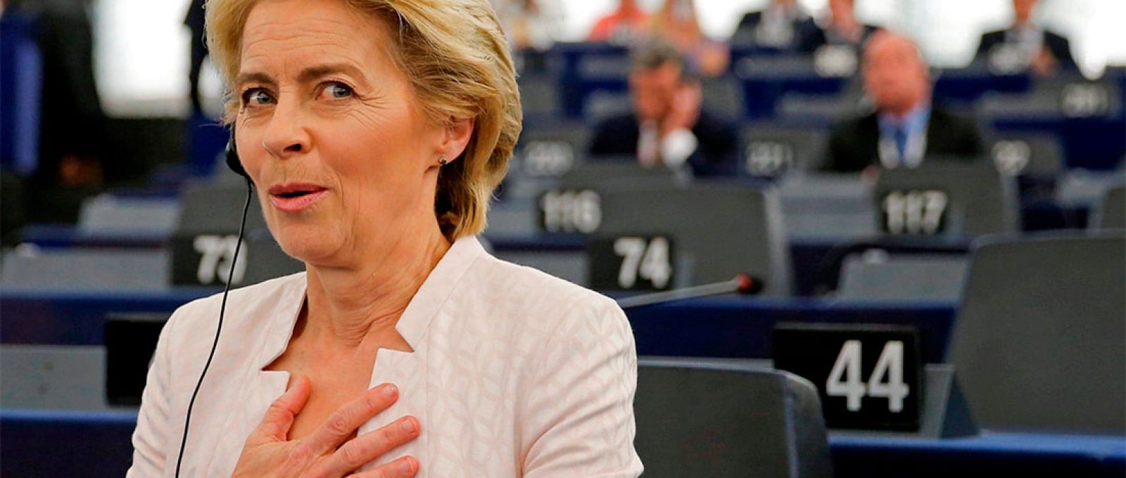 A presidente da Comissão Europeia, Ursula von der Leyen (Vincent Kessler/Reuters).