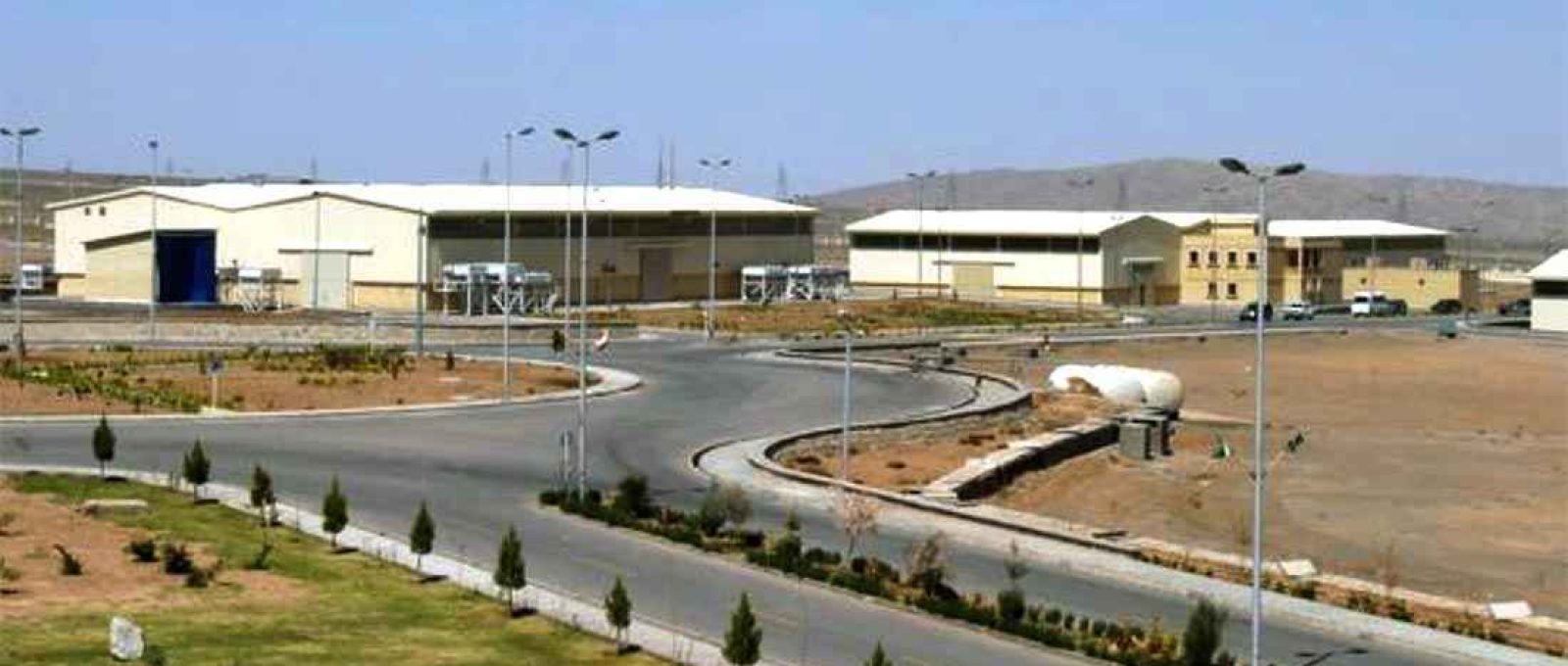 A instalação de enriquecimento de urânio de Natanz, localizada 250 km ao sul de Teerã (Foto: Raheb Homavandi/Reuters).