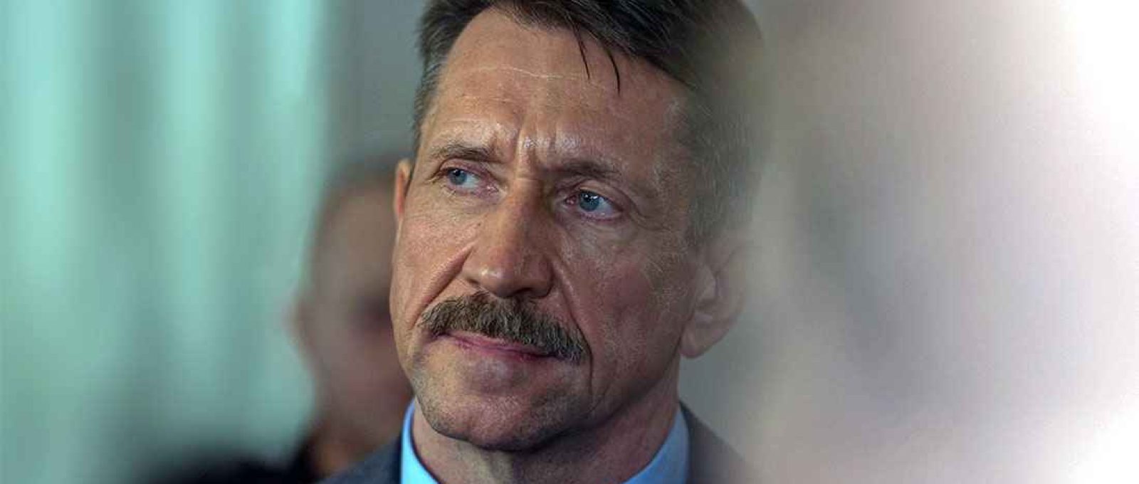 Viktor Bout, o traficante de armas russo libertado após 14 anos sob custódia dos EUA, participa de convenção do Partido Liberal Democrático da Rússia (LDPR), em Moscou, Rússia, 12 de dezembro de 2022 (Serviço de imprensa do LDPR via Reuters).