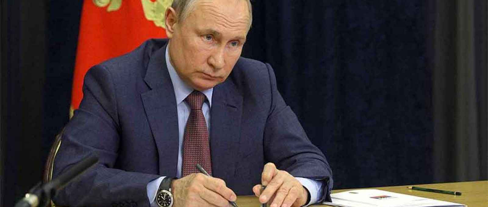 O presidente russo, Vladimir Putin (Foto: Sergei Ilyin/Kremlin/Reuters.